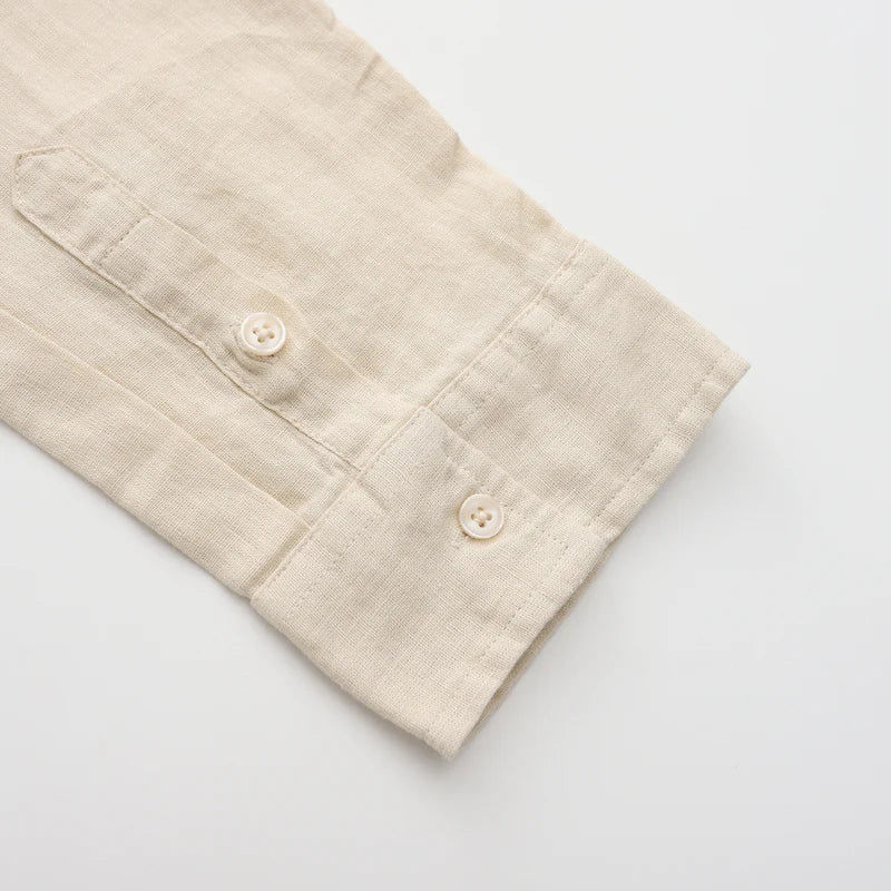 Camisa De Linho Masculina 'Aristocrat' Manga Longa