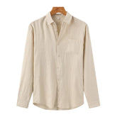 Camisa De Linho Masculina 'Aristocrat' Manga Longa