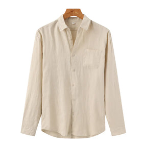 Camisa De Linho Masculina 'Aristocrat' Manga Longa