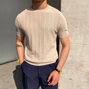 Camiseta 'Aristocrat' Cannes Masculina - Linho & Algodão