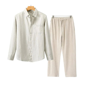 Monte Seu Outfit 'Aristocrat' - Linho Manga Longa