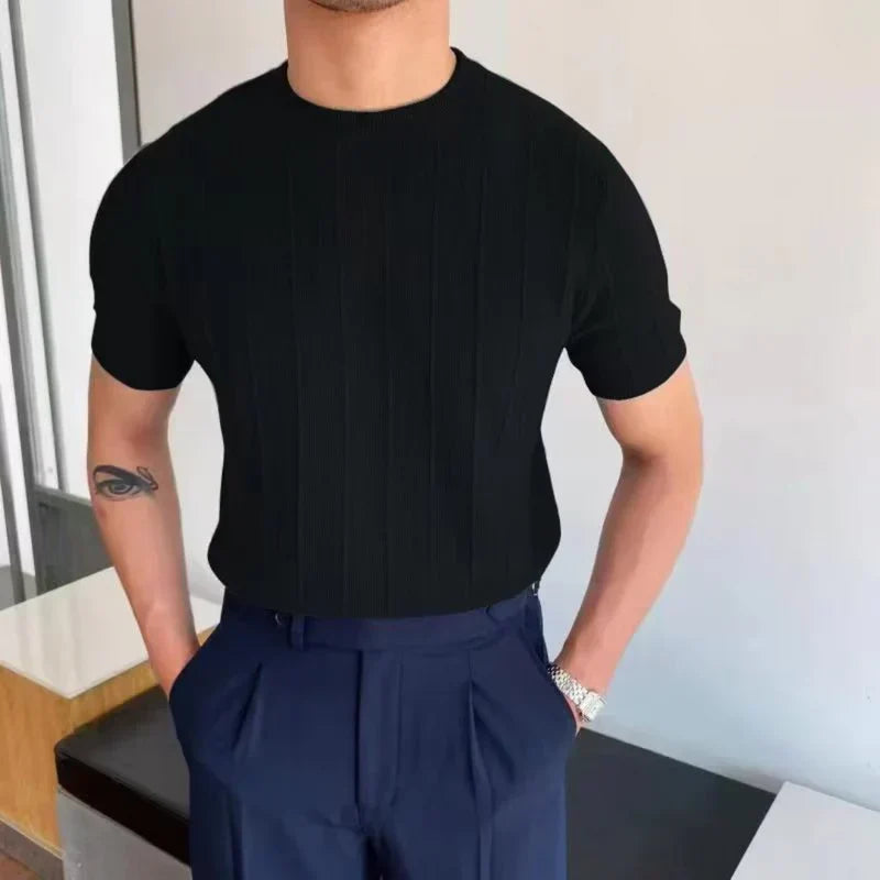 Camiseta 'Aristocrat' Cannes Masculina - Linho & Algodão
