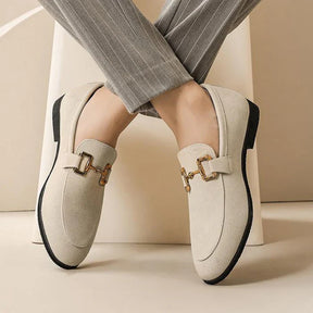 Loafer De Camurça Afivelado 'Aristocrat'