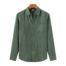 Camisa De Linho Masculina 'Aristocrat' Manga Longa