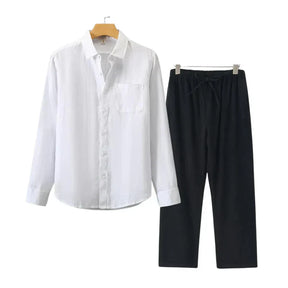 Monte Seu Outfit 'Aristocrat' - Linho Manga Longa