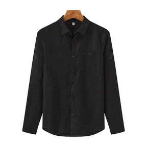 Camisa De Linho Masculina 'Aristocrat' Manga Longa