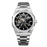 Relógio Masculino 'Aristocrat' Oak Skeleton Automático