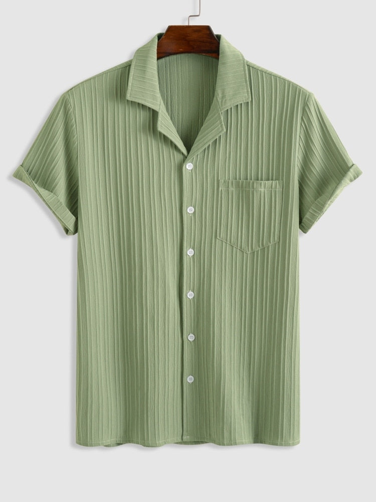 Camisa Bordada de Linho Masculina 'Aristocrat' Curaçao