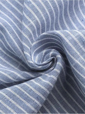 Camisa de Linho Listrada Masculina 'Aristocrat' Giovanni