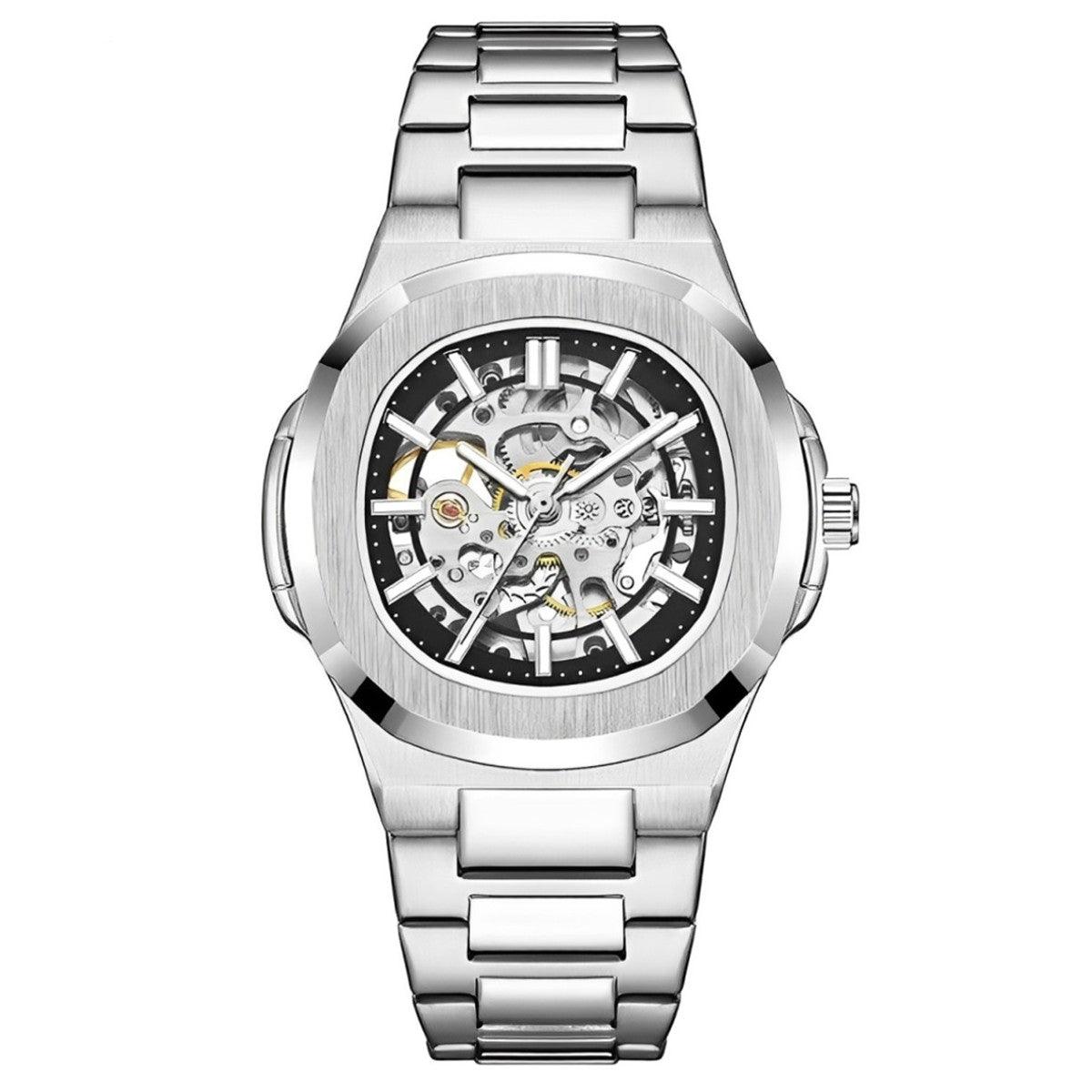 Relógio Masculino 'Aristocrat' Nautlilus Skeleton Automático